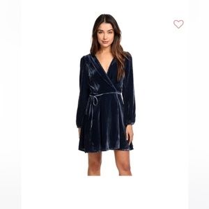Yumi Kim The Duchess Velvet Wrap Dress Sz S Petite